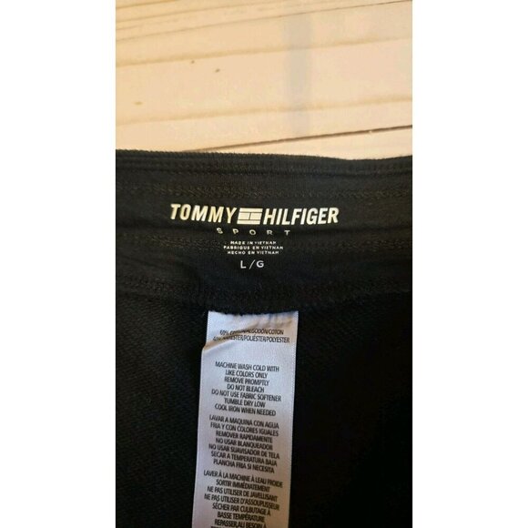 Tommy Hilfiger Sport Mini Skirt Black Womens Large Pickleball Tennis Casual Y2K - Picture 4 of 6